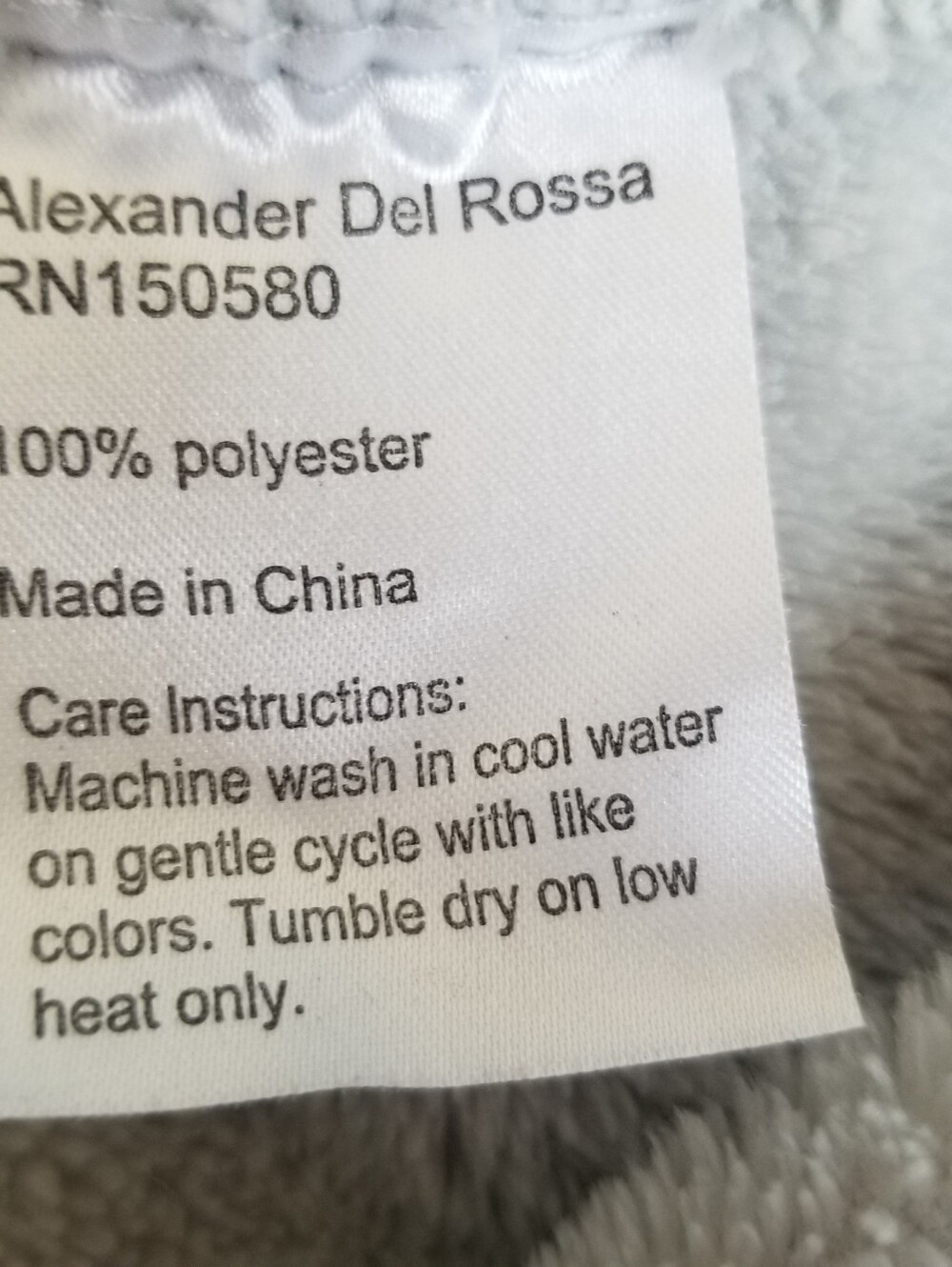 Alexander Del Rossa Fleece Robe Small - Picture 7 of 7